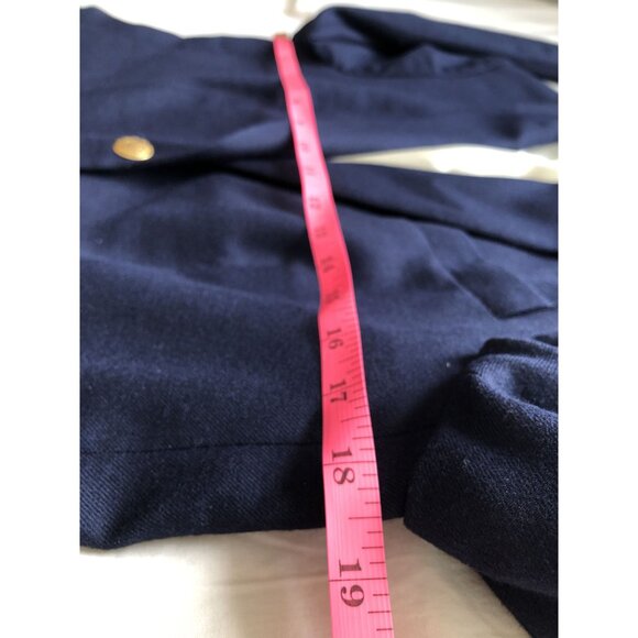 J. Crew Original Schoolboy Blazer Womens Size 8 Navy Wool Blend Old Money Preppy - Picture 8 of 11